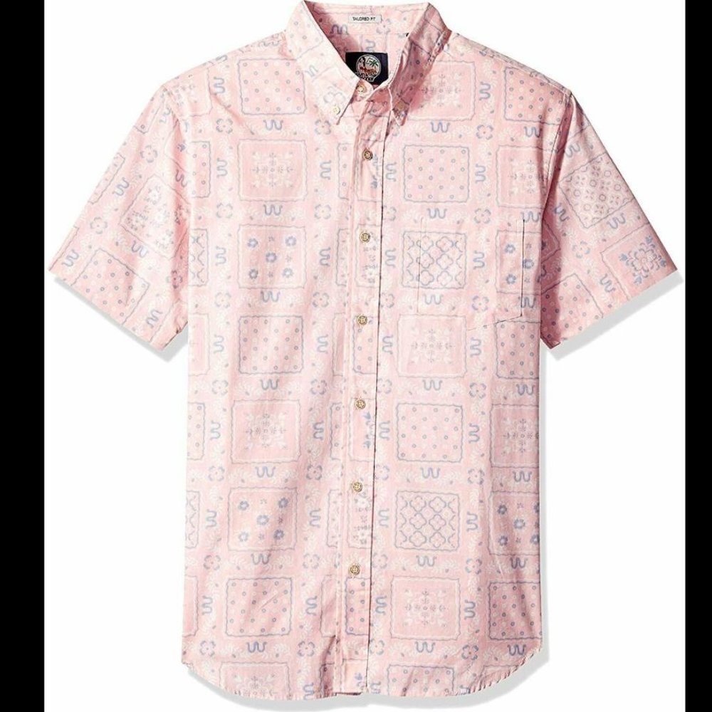 NWT Reyn Spooner Mens Hawaiian Aloha Shirt Small